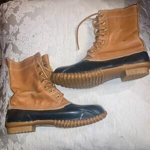 VINTAGE 80s UNWORN SPORTO DUCK BOOTS 8